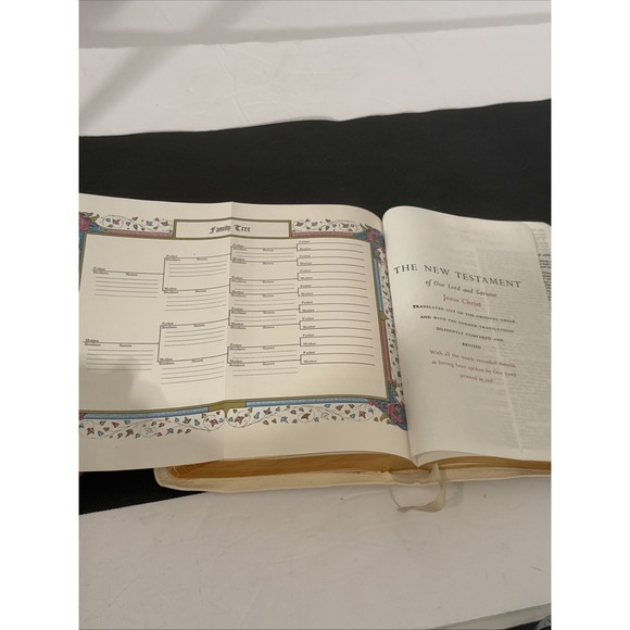 Vtg Holy Bible Concordance Red Letter Edition Self-Pronouncing KJV-Illustrations - Picture 10 of 16